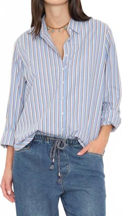 Xirena Beau Shirt In Blue Cedar