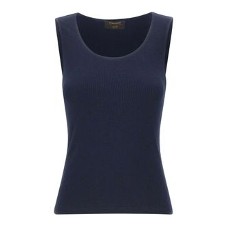 Gran Sasso Tank Top - female - Gran Sasso - Sleeveless Tops - Blue - XS - Tops