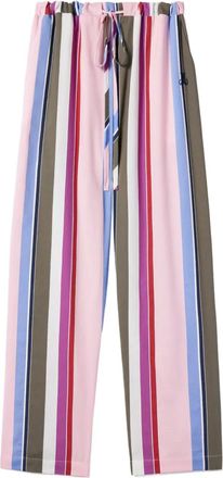 La DoubleJ Pantaloni a righe con coulisse - Rosa