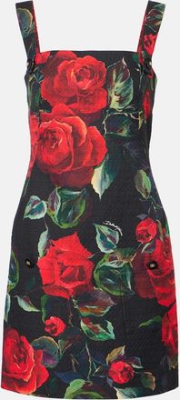 Dolce & Gabbana Abito corto con stampa floreale