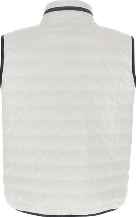 Brunello Cucinelli Mens White Polyamide Sleeveless Jacket Clothing