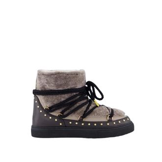 INUIKII Winter Boots, female, Gray, Size: 10 US Curly Rock Boot