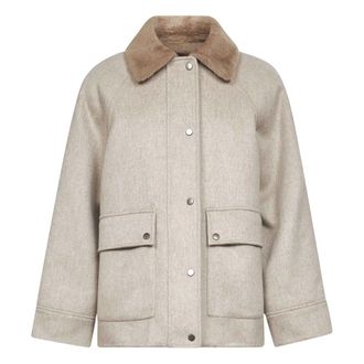 Brunello Cucinelli Cashmere Blouson with Detachable Vest