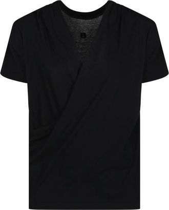 Givenchy T-shirt con applicazione logo - Nero
