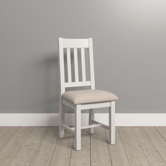 Seconique Windsor Slatted Chair (Box of 2) in Ivory