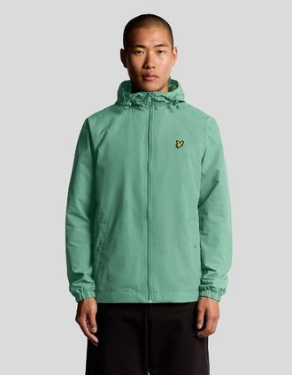Lyle & Scott Lyle And Scott Mens Zip Through Hooded Jacket - Green - Size: 42/Regular