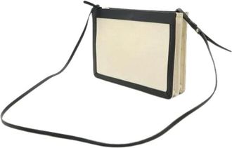 Balenciaga Pre-owned Cross Body Bags, female, Beige, Size: ONE SIZE Pre-owned Canvas balenciaga-bags