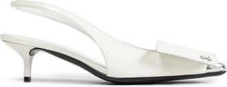 Courr&egrave;ges Fold Iced Slingbacks