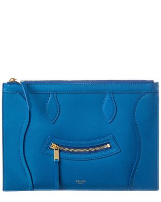 Celine Celine Medium Leather Card Case