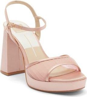 Dolce Vita Preya Platform Sandal in Blush Tulle at Nordstrom Rack, Size 8.5
