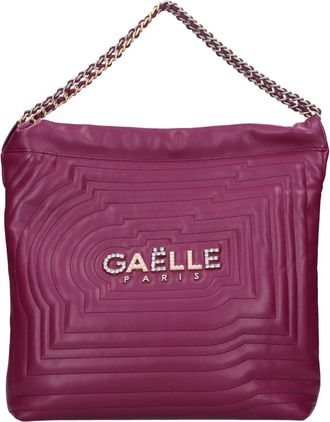 Ga&euml;lle Paris Gaelle Purple - Dames - Handtassen - Paars - ONE Size - Leer - Tassen