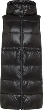 Peuterey Cobh Long Bodywarmer - Dames - Bodywarmers - Zwart - S - Nylon - Jassen