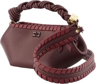 Ganni Bou Mini Bag - Burgundy