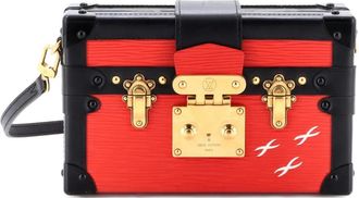 Louis Vuitton Petite Malle Handbag Epi leren clutch - Zwart