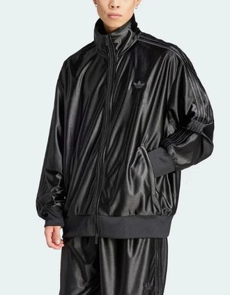 adidas Originals Mens Adidas Originals Mens Fashion Firebird Track Top Oversized - Black - Size: Regular/36