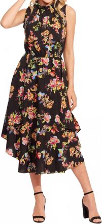 Eva Franco Shentel Midi Dress In Midnight Floral