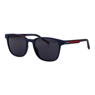 Tommy Hilfiger Sunglasses, male, Blue, Size: 51 MM Stylish Sunglasses TH 2202/S