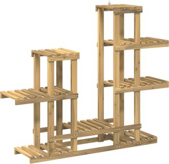 vidaXL Soporte De Plantas Blanco 118 X 25 X 96,5 Cm Vidaxl