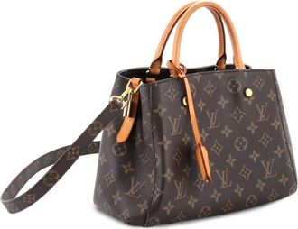 Louis Vuitton Montaigne Handbag Monogram Canvas BB satchel - Bruin