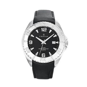 Certus Mens Black Watch Leather - One Size