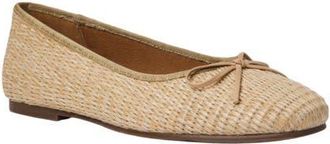 Andr&eacute; Assous Haley Ballet Flat in Natural Raffia at Nordstrom, Size 9.5