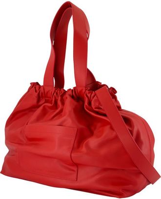 Sams&oslash;e & Sams&oslash;e Womens Crossbody Bag Red Leather
