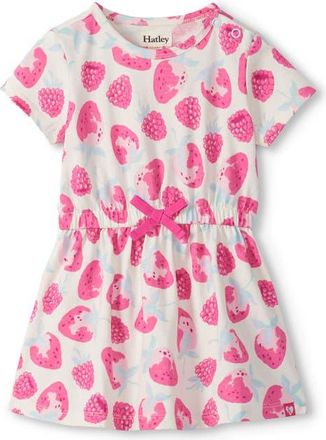Hatley Kids Delicious Berries Print Cotton Dress in Cami Lace at Nordstrom, Size 12-18M