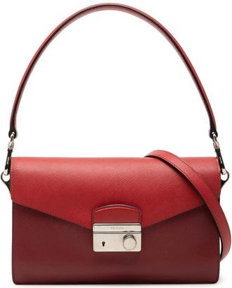 Prada Pre-owned Prada Mini Saffiano Lux Sound Lock Satchel Ladies 2YVGCCY45B2T2B0W