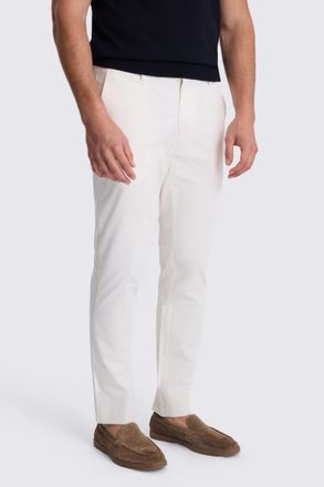 Moss Slim Fit Off White Chinos