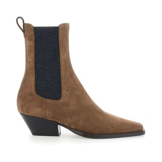 Brunello Cucinelli Stivaletti con tacco - - Shoes - Donna - Marrone - 36 EU