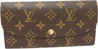 Louis Vuitton Pre-owned Wallets, female, Brown, Size: ONE SIZE Pre-owned Canvas Wallet