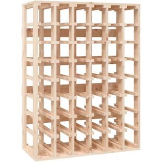 vidaXL Wine Rack 70x33x94 cm Solid Wood Pine Vidaxl