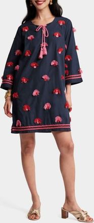 Frances Valentine Capri Peacock Tunic in Navy/pink at Nordstrom, Size X-Small