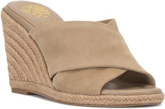 Vince Camuto Fisella Espadrille Wedge Sandal in Tortilla at Nordstrom, Size 9.5
