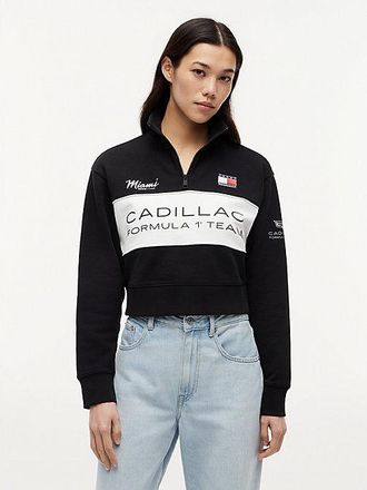 Tommy Hilfiger TH x Cadillac Formula 1 Team Miami Half-Zip Sweatshirt