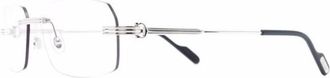 Cartier Ct 0271S 005 Zonnebrillen - Heren - Zonnebrillen - Grijs - 58 MM - Accessoires