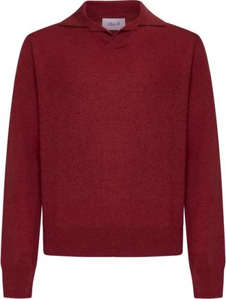 D4.0 Cashmere Trui - Heren - Cashmere truien - Rood - L - Kasjmier - Truien & Vesten