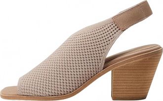 Eileen Fisher Womens Avil Block Heel Knit Slingback Sandals In Blush