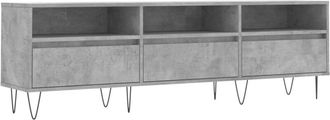 vidaXL Vidaxl - tv Cabinet Concrete Grey 150x30x44.5 cm Engineered Wood