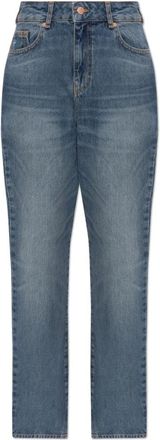 Emporio Armani Straight-leg Jeans - Dames - Regular Fit Jeans - Blauw - W30 - Katoen - Jeans