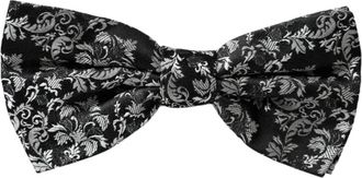 Dolce & Gabbana Floral Silk Adjustable Neck Bow Tie - Heren - Accessoires - Grijs - ONE Size - Accessoires