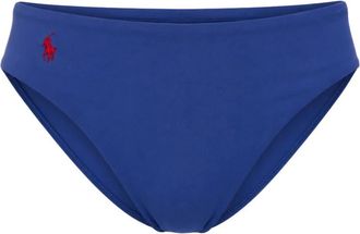 Polo Ralph Lauren High-Leg Scoop Bikini Bottom - Dames - Bikinis - Blauw - L - Badmode