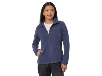 Columbia Fast Trektm II Jacket Womens Coat Nocturnal : LG, Polyester/Fleece
