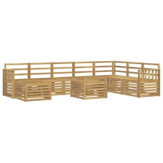 vidaXL Juegos De Sof&aacute;s Madera De Acacia S&oacute;lida Vidaxl