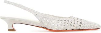 Santoni Decollete Luce-35-Arxi 80 - Dames - Pumps - Wit - 37 EU - Schoenen