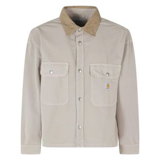 Carhartt Work in Progress Carhartt Wip, Light Jackets, male, Brown, Size: S Prescott Jacket