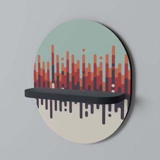 OEM Estante Ovalado Negro Chroma Contours