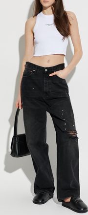 Givenchy Top With Z Logo, Womens, White