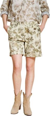 Mason's Jaqueline Chino Bermuda - Dames - Korte Broeken - Beige - XS - Katoen - Korte Broeken
