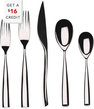 Mepra 5Pc Flatware Set With $16 Credit